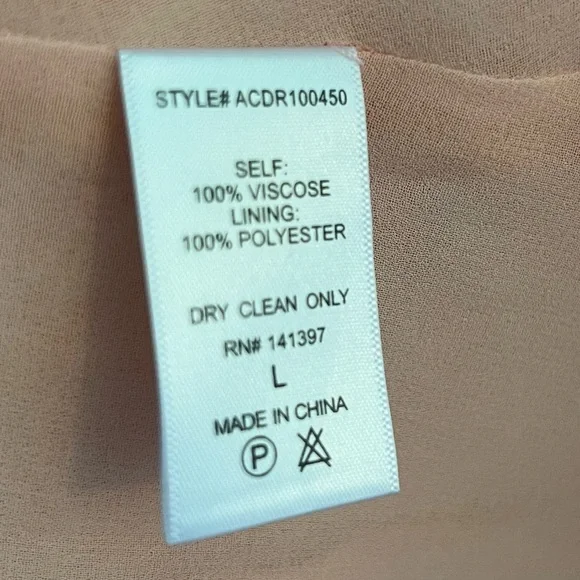 ASTR the label Women's Long Sleeve Windsor Mini Dress Size L - Picture 10 of 16